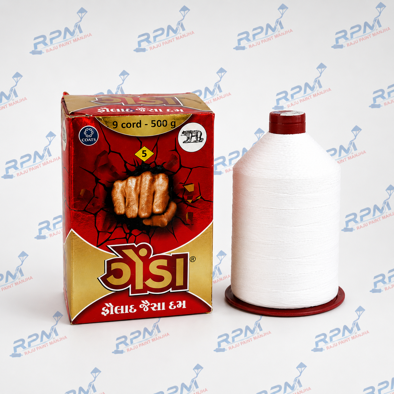 Genda 9 Cord Kite Thread – Strong Cotton Manja for Smooth Kite Flying